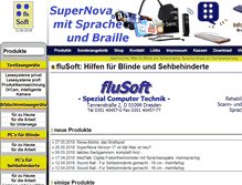 Tablet Screenshot of flusoft.de